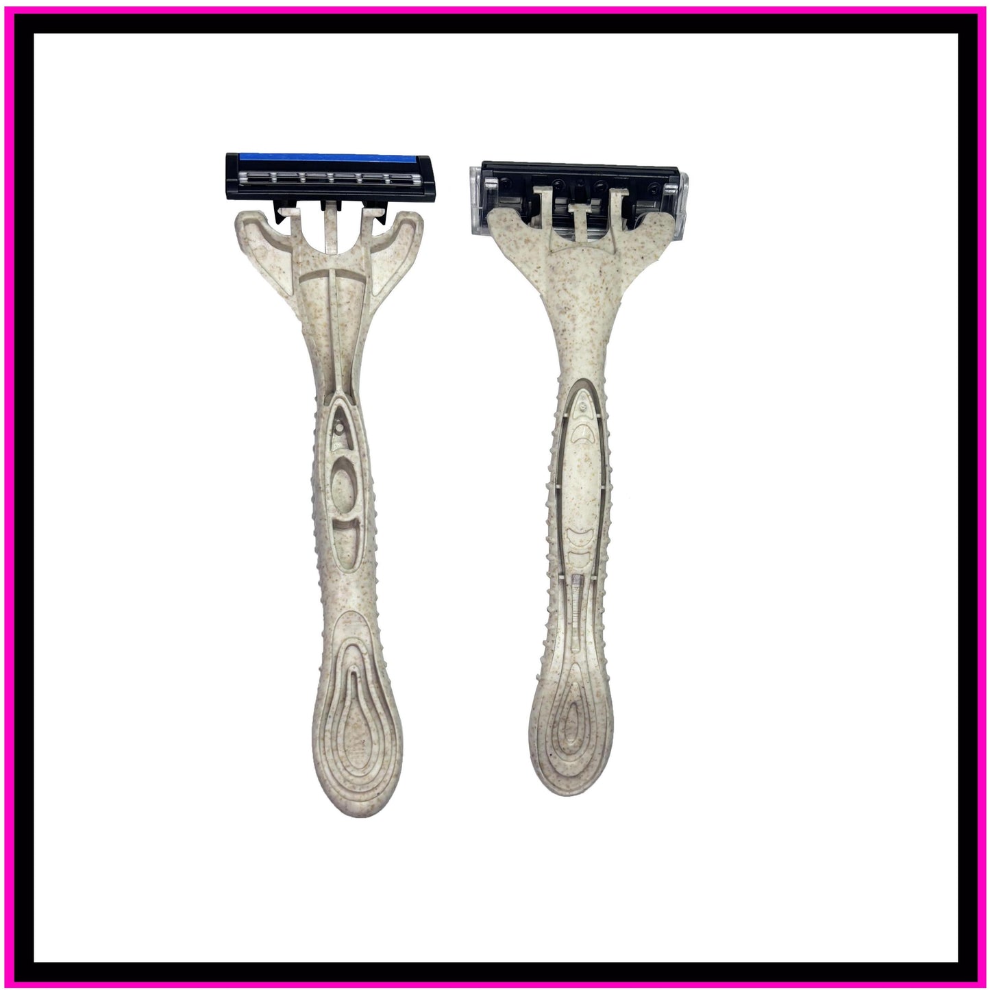 Eco- friendly Triple Blades Disposable Razor (Pivoting head)