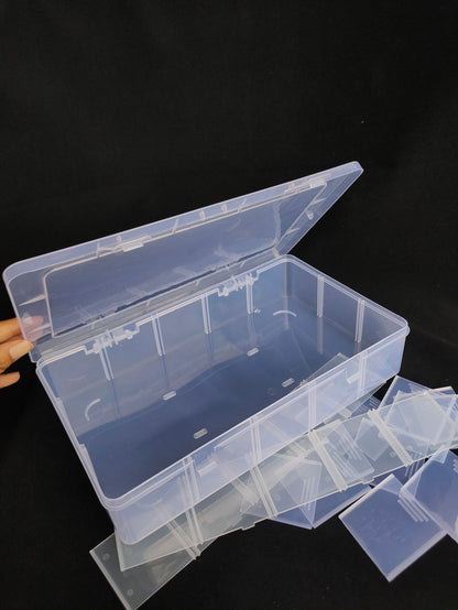 15 Grids Organizer Storage Container with Removable Dividers