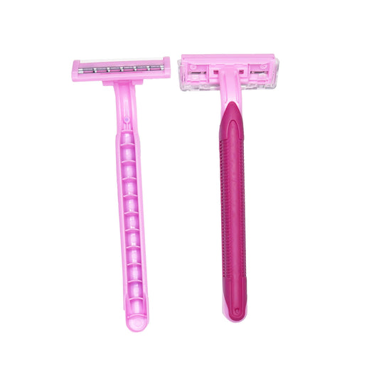 Pink Triple Blades Disposable Razor