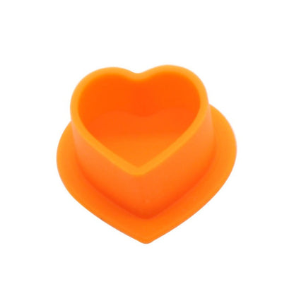 Thickened Silicone Ink Caps Heart-Shaped