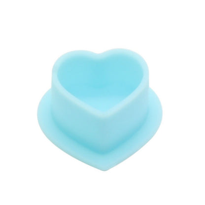 Thickened Silicone Ink Caps Heart-Shaped