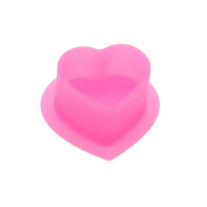 Thickened Silicone Ink Caps Heart-Shaped