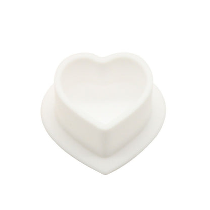 Thickened Silicone Ink Caps Heart-Shaped